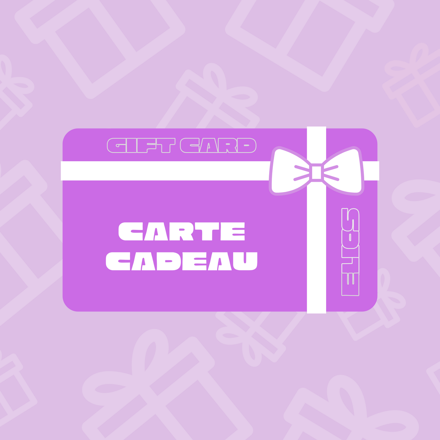 CARTE CADEAU ELIOS